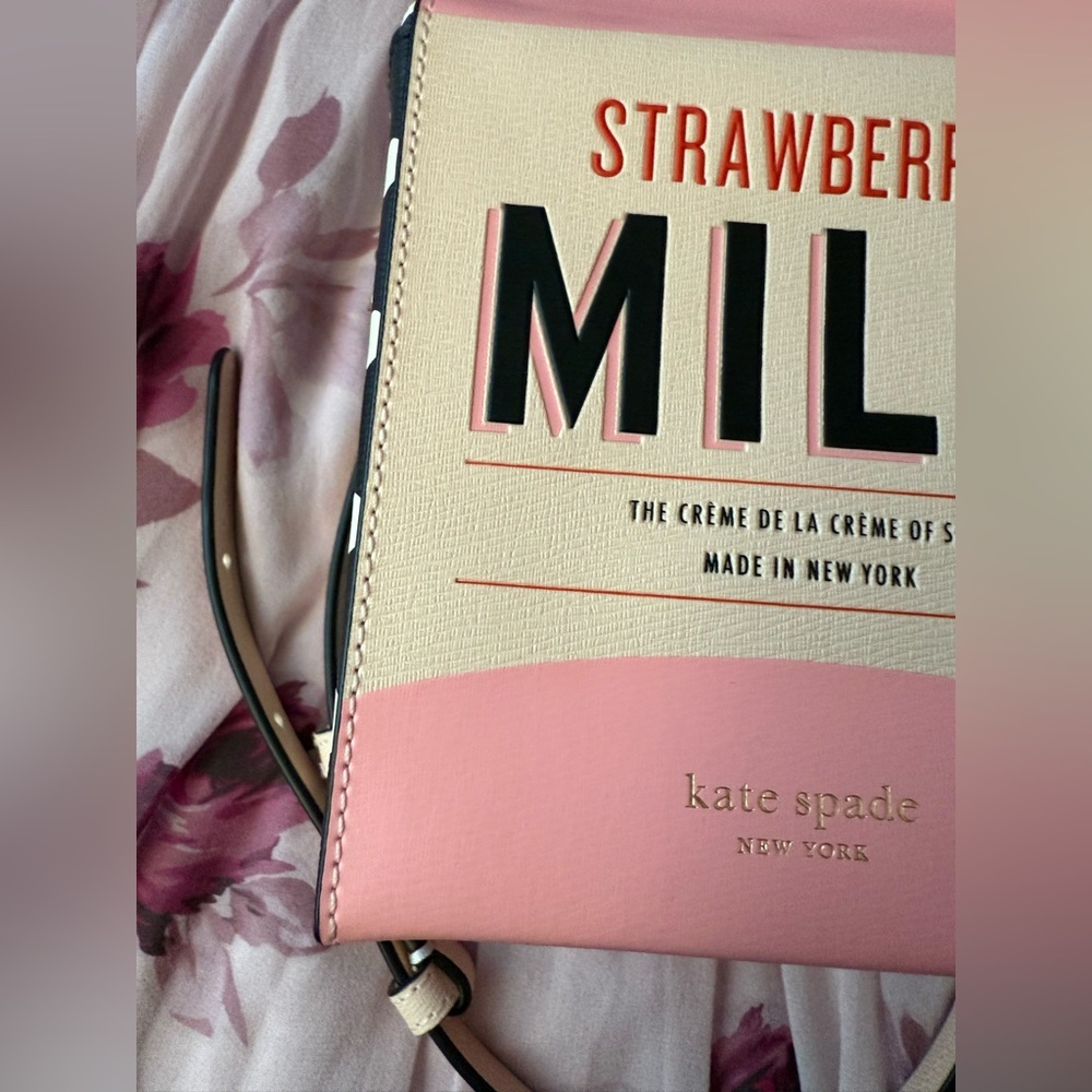 Kate Spade Milk Carton Printed Crossbody Bag - Picture 5 of 14